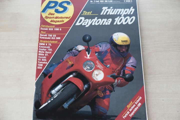 Deckblatt PS Sport Motorrad (07/1991)